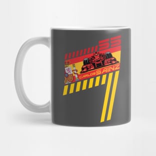 Carlos Sainz 55 Superbike Rider Mug